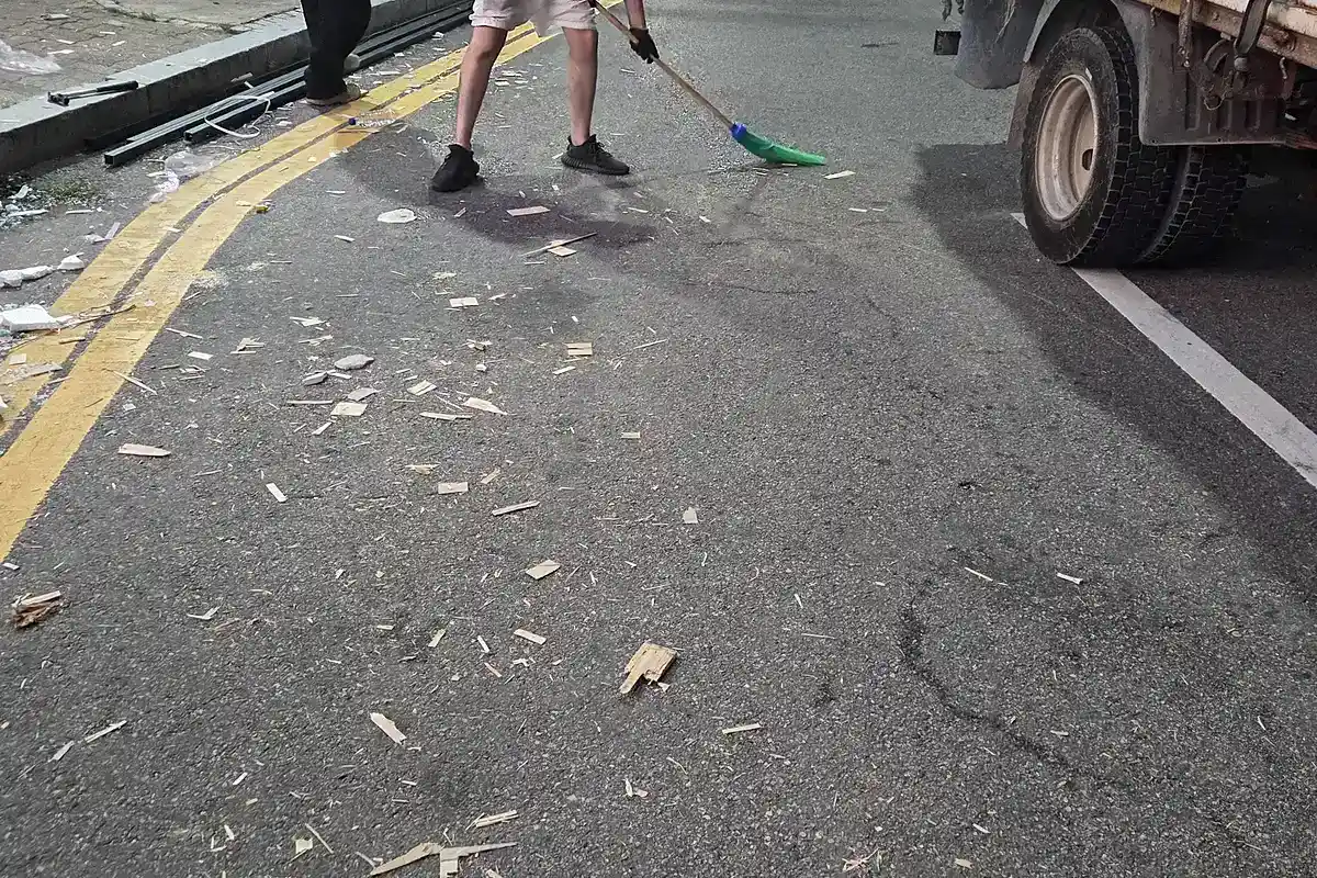 양천구 옥상 집기 철거 현장 사진 1